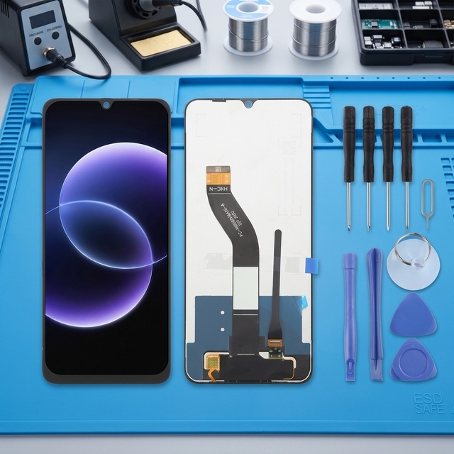 Factory Direct  Original Main LCD Screen for Redmi 17C Digitizer Full Assembly Replacement Parts