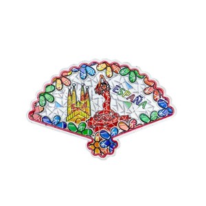 Fuentes de Comercio Electrónico Transfronterizo: Fans Españoles, Imanes Humanistas, Refrigerador, Artesanías Decorativas Pintadas en 3D - Product Image 5