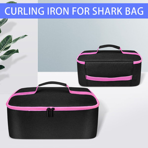 Hair Curler Accessories Bag 13.39in x 7.09in x 6.30in Oxford Travel Storage Case Rectangular Minimalist Design - Product Image 3