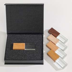 Clés USB en cristal de verre de luxe pour photographe de mariage Kristalli, clé USB 32 Go 64 Go - Product Image 2