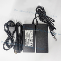 Adattatore di Alimentazione AC/DC EX-PRO da Scrivania 5V-24V 2A-18A con Guscio in Ottone Cromato e Contatti Placcati Oro 2/3 Pin