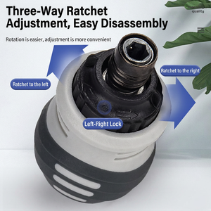 Ratcheting <b>Screwdriver</b> Cross Phillips Bit Anti-Slip Handle Matte Finish Plastic Handle Diy Tool Individual Piece - Product Image 1