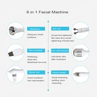 Op seller-máquina de pelado de diamante facial 6 en 1, microdermoabrasión portátil