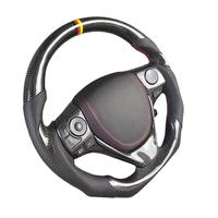 Accesorios para Automóviles Toyota Corolla GR SE XSE RX RAV4 Camry TRD Sport, Volante Deportivo Personalizado de Fibra de Carbono Forjado con LED