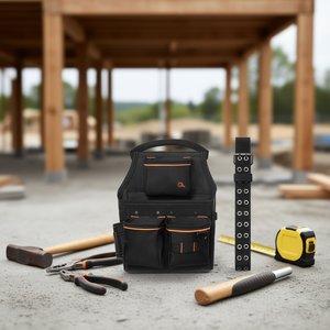 Ceinture porte-outils robuste à 14 poches, sac de travail réglable pour électricien et construction, taille 32-50 - Product Image 2