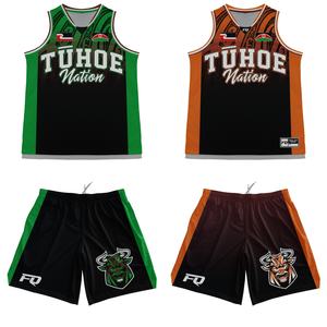 Uniforme de Baloncesto Maorí Personalizado FQ, Camiseta y Pantalones Cortos de Baloncesto Tribales de Nueva Zelanda, Ropa Deportiva Personalizada con Estampado Tuhoe - Product Image 3