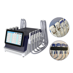 Machine multifonctionnelle à 8 plaques de cryolipolyse avec EMS 360, machine de cryolipolyse pour l'élimination de la graisse - Product Image 1