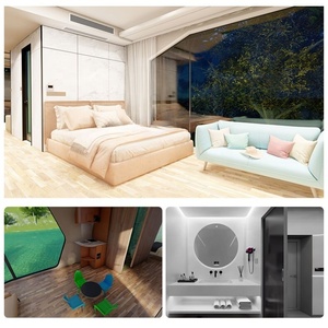 Casa Prefabricada de Lujo Tipo Cápsula para Exteriores, Mini Casa Contenedor, 2 Dormitorios, Espacio Ecológico, Habitación Cápsula Tipo Hotel <span class=keywords><strong>en</strong></span> <span class=keywords><strong>Venta</strong></span> - Product Image 5