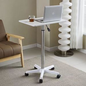 Table mobile moderne avec roulettes, réglable en hauteur, table de travail debout, table d'appoint, <span class=keywords><strong>bureau</strong></span> pour ordinateur portable - Product Image 3