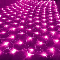 Direkt vom Hersteller LED-Lichterkette mit 8 Modi, Busch-Netz, IP65, 1,5M*1,5M, Gartenparty-Weihnachtsbaum-Beleuchtung für Halloween und Valentinstag
