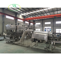 Ligne de production automatique de lavage et de déshydratation des raisins verts Walley avec machines de traitement à pompe à engrenages PLC, prix d'usine