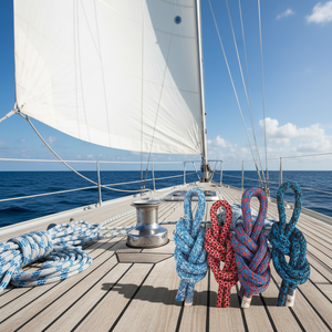 Cordes marines légères <span class=keywords><strong>de</strong></span> 6 mm à faible élasticité, cordes <span class=keywords><strong>de</strong></span> qualité marine OEM pour voiliers et bateaux <span class=keywords><strong>de</strong></span> croisière en haute mer - Product Image 6