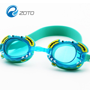 Gafas de natación para niños, lentes de PVC antivaho, diseño de cangrejo azul para niños - Product Image 5