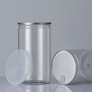 Cấp Thực Phẩm 100Mm Tầm Cỡ Pop Lon <span class=keywords><strong>Pet</strong></span> Rõ Ràng Nhựa Lọ Với 401 # Nhôm Dễ Dàng Mở End - Product Image 2