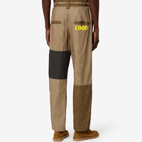 Pantalon droit décontracté pour homme, style urbain, avec logo graphique personnalisé, broderie, cordon de serrage, tricoté, boutonné, nouvelle mode, ODM/OEM