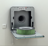 Purificateur d'air mural sans conduit pour chambre individuelle, design moderne, fonctionnement silencieux 30 dB, mode automatique, système de ventilation domestique