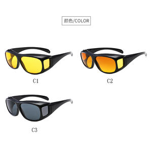 Yiwu economici uomini e donne avvolgono lenti gialle si adattano agli <span class=keywords><strong>occhiali</strong></span> <span class=keywords><strong>occhiali</strong></span> per la visione notturna per la guida - Product Image 4