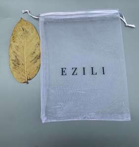 Bolsas de Regalo de Organza Grandes Personalizadas al por Mayor, con Cordón, Color CMYK, Recuerdos de Boda, Impresión Serigráfica, Empaque Promocional Personalizado - Product Image 2