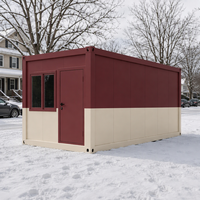 Panneau mural isolé, résistant au froid, imperméable, pour conditions météorologiques extrêmes, 20 pieds, épaissi, couleur personnalisée, structure en acier en kit, pour bureau ou parc industriel