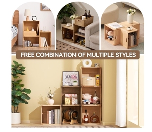 Thiết Kế Tiểu Thuyết Lưu Trữ Gỗ Cube Giỏ Thùng Tổ Chức Cho Nhà Sách Quần Áo Đồ Chơi Modular Mở <span class=keywords><strong>Cubby</strong></span> Lưu Trữ - Product Image 5