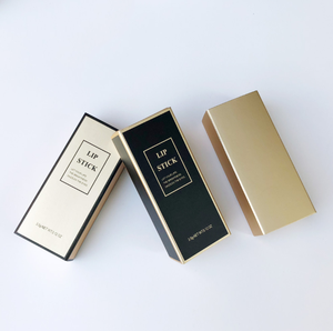 कस्टम लक्जरी लिपस्टिक बॉक्स पैकेजिंग मिनी सिल्वर कार्डबोर्ड पेपर बॉक्स - Product Image 1