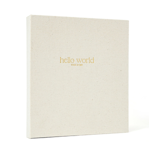 Libri per Bambini Personalizzati Professionali con Copertina Rigida in Lino, Diario dei Ricordi del Primo Anno del Bambino, Registro di Crescita - Product Image 1