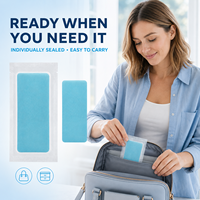 Patch de refroidissement en gel hydrogel hypoallergénique non tissé pour la fièvre, qualité médicale OEM, 8 heures d'effet rafraîchissant, vente en gros