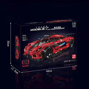Mould King <span class=keywords><strong>1</strong></span>/10 Kegg <span class=keywords><strong>Agera</strong></span> RS Super Sport Car Static Building Block DIY Asamblea Super Running Car Brick Toy - Product Image 4
