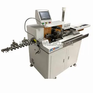Best Automatic Wire Tinning Machine, 32AWG 10 Wires Servo Motorized Dual-end Cutting Stripping and Tinning