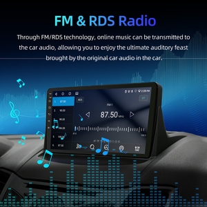 Autoradio Android Rhythm avec écran IPS 9 pouces, Google Play, navigation GPS, Carplay, Android Auto, WiFi, BT, FM pour Ford Fiesta 2009-2012 - Product Image 5