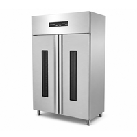 Armoire de désinfection à double porte, armoire de désinfection haute température 125°C à air chaud numérique pour la vaisselle de cantine