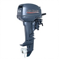 Moteur hors-bord à essence 2 temps 9,9 CV à démarrage facile pour la pêche et les embarcations – Vente en gros