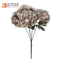 Fabrik liefern seide 5 köpfe blume bouquet künstliche hortensien hochzeit und home party dekoration