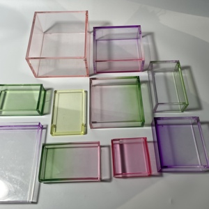 Caja <span class=keywords><strong>de</strong></span> Almacenamiento Resistente al Desgaste Personalizada, Estuche para <span class=keywords><strong>Cartas</strong></span> <span class=keywords><strong>de</strong></span> <span class=keywords><strong>Juego</strong></span> <span class=keywords><strong>de</strong></span> Acrílico con Degradado <span class=keywords><strong>de</strong></span> Dos Colores para Mazos <span class=keywords><strong>de</strong></span> <span class=keywords><strong>Juego</strong></span> Estándar - Product Image 3