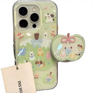 เคสโทรศัพท์ลายหมีน่ารักกันกระแทกสำหรับ iPhone 17 Pro Max, เคสแข็งป้องกันพร้อมปกป้องกล้อง - Product Image 4