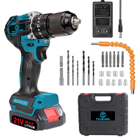 Tournevis AL134 21V double vitesse haute fonction 13MM Mini Impact alimenté par batterie OEM personnalisable pour la maison industrielle