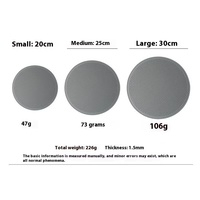 Tapis de séchage de vaisselle en silicone pour comptoir de cuisine Tapis en silicone pour la cuisson Sous-verres de table ronds et souples imprimés sur mesure en silicone