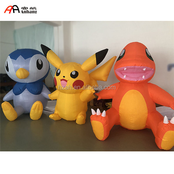 Inflable pokemon Pikachu monstruo de bolsillo para publicidad globo Parque fondo abierto decoración al aire libre