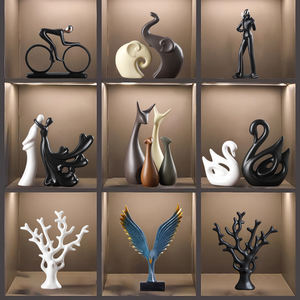 Yuanvan YGDP Petites décorations en céramique nordique Décoration intérieure Salon Meuble <span class=keywords><strong>TV</strong></span>/Cave à vin Cadeau de pendaison de crémaillère Ambiance haut de gamme - Product Image 4