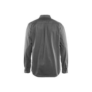 BLAKLADER - 329811909400S Chemise en sergé coupe ample avec boutons en plastique Gris-EAN 7330509480663 WORK SHIRTS - Product Image 2