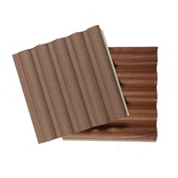Vente en gros d'usine Panneau mural étanche en WPC avec absorption acoustique et anti-bruit Panneaux design en bois personnalisables