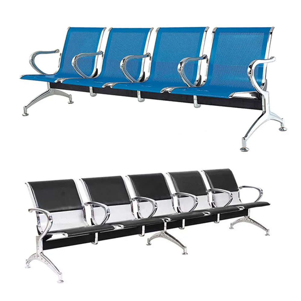 YAQI Good Quality Price 4-Seater Waiting Chair Airport Lounge Bench Barber  YA-J22 