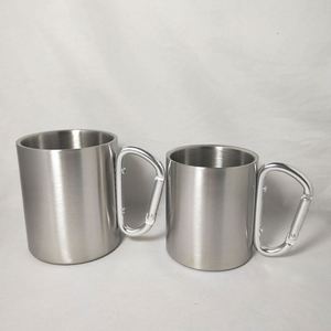 Vaso de Acero Inoxidable Ecológico de Alta Calidad de 450 ml con Mosquetón y Boca Ancha para Senderismo y Escalada - Product Image 5