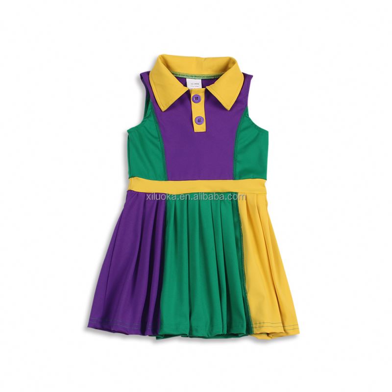 OEM Service Custom Girls' Long Sleeve Knee-Length Athletic Dress 77% Nylon  23% Spandex Yoga Fabric Purple/Yellow/Green Colors| Alibaba.com