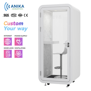Moderna cabina ufficio insonorizzata messa <span class=keywords><strong>a</strong></span> fuoco da lavoro Pod per rispondere alle chiamate mobili casa prefabbricata - Product Image 5