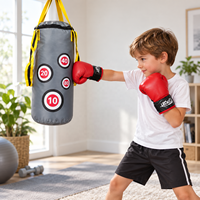Jouet de boxe pour enfants avec ensemble de sacs de frappe pour le jeu récréatif, les jeux de boxe d'introduction et les activités de pratique pour débutants