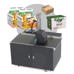 Single Pass Duplex Scanning Printer Transparente Impresso Tape Inkjet Impressora para Caixas Onduladas Melhor Impressora para Embalagem