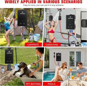 Chauffe-eau instantané au <span class=keywords><strong>gaz</strong></span> <span class=keywords><strong>GPL</strong></span> portable <span class=keywords><strong>pour</strong></span> <span class=keywords><strong>camping</strong></span>, 6L-20L, <span class=keywords><strong>pour</strong></span> douches extérieures, chauffe-eau sans réservoir <span class=keywords><strong>pour</strong></span> <span class=keywords><strong>camping</strong></span>-<span class=keywords><strong>car</strong></span> - Product Image 4