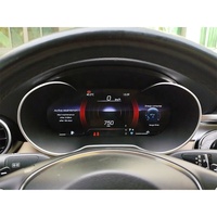 Accesorios Interiores Duraderos para Automóviles, Panel de Instrumentos Digital de 12.3 Pulgadas para Mercedes-Benz Clase C W205 GLC X253