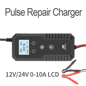 Chargeur <span class=keywords><strong>de</strong></span> <span class=keywords><strong>batterie</strong></span> <span class=keywords><strong>de</strong></span> <span class=keywords><strong>voiture</strong></span> 12V/24V 0-15 Ampères, maintien <span class=keywords><strong>de</strong></span> la charge et désulfateur pour <span class=keywords><strong>batterie</strong></span> au plomb-acide - Product Image 6